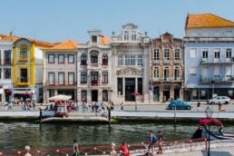 Aveiro canal in Portugal