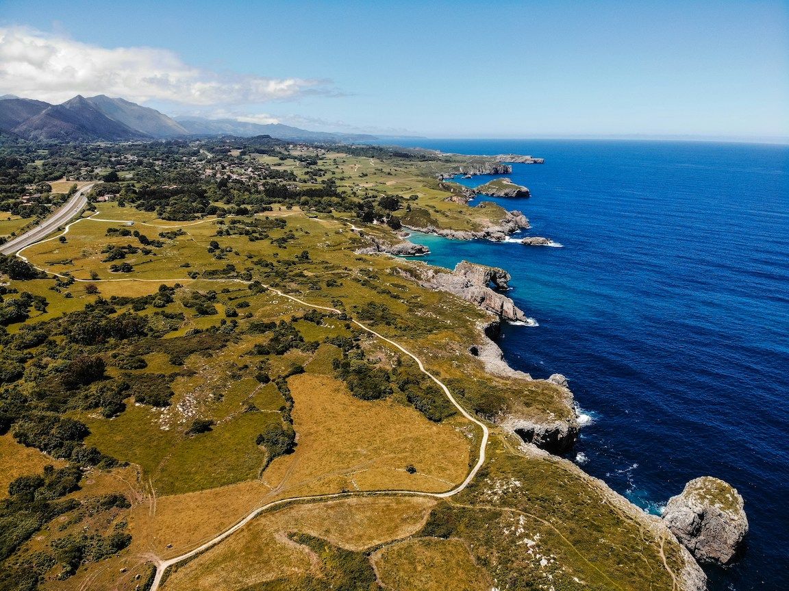 Coast of Spain in Santander