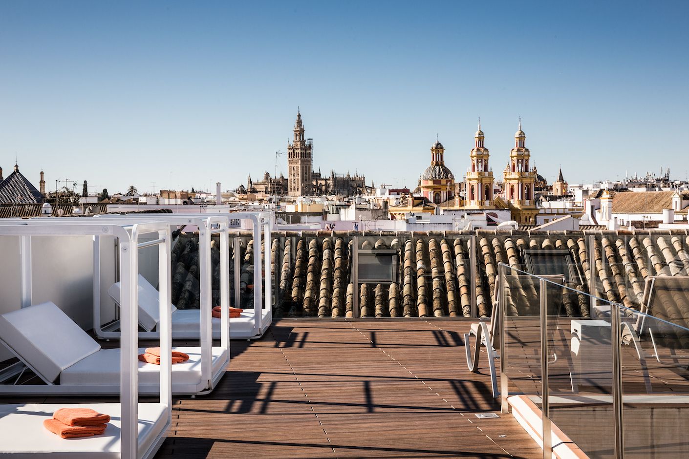 Views from Hotel Palacio Villapanés rooftop 