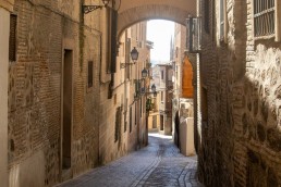 Medieval streets of Toledo, Spain